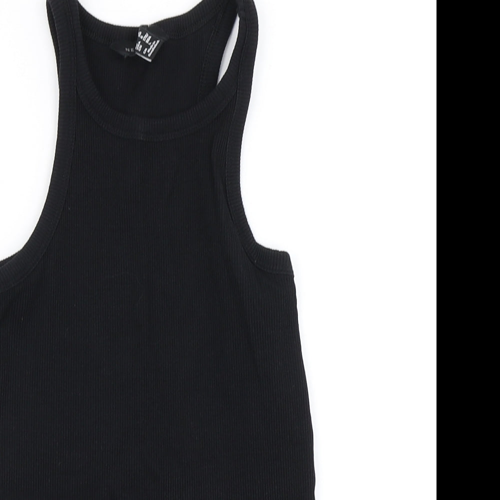 New Look Womens Black   Basic Tank Size 10