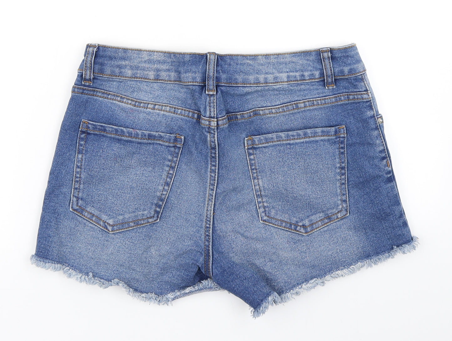 Denim co Womens Blue  Denim Hot Pants Shorts Size 12