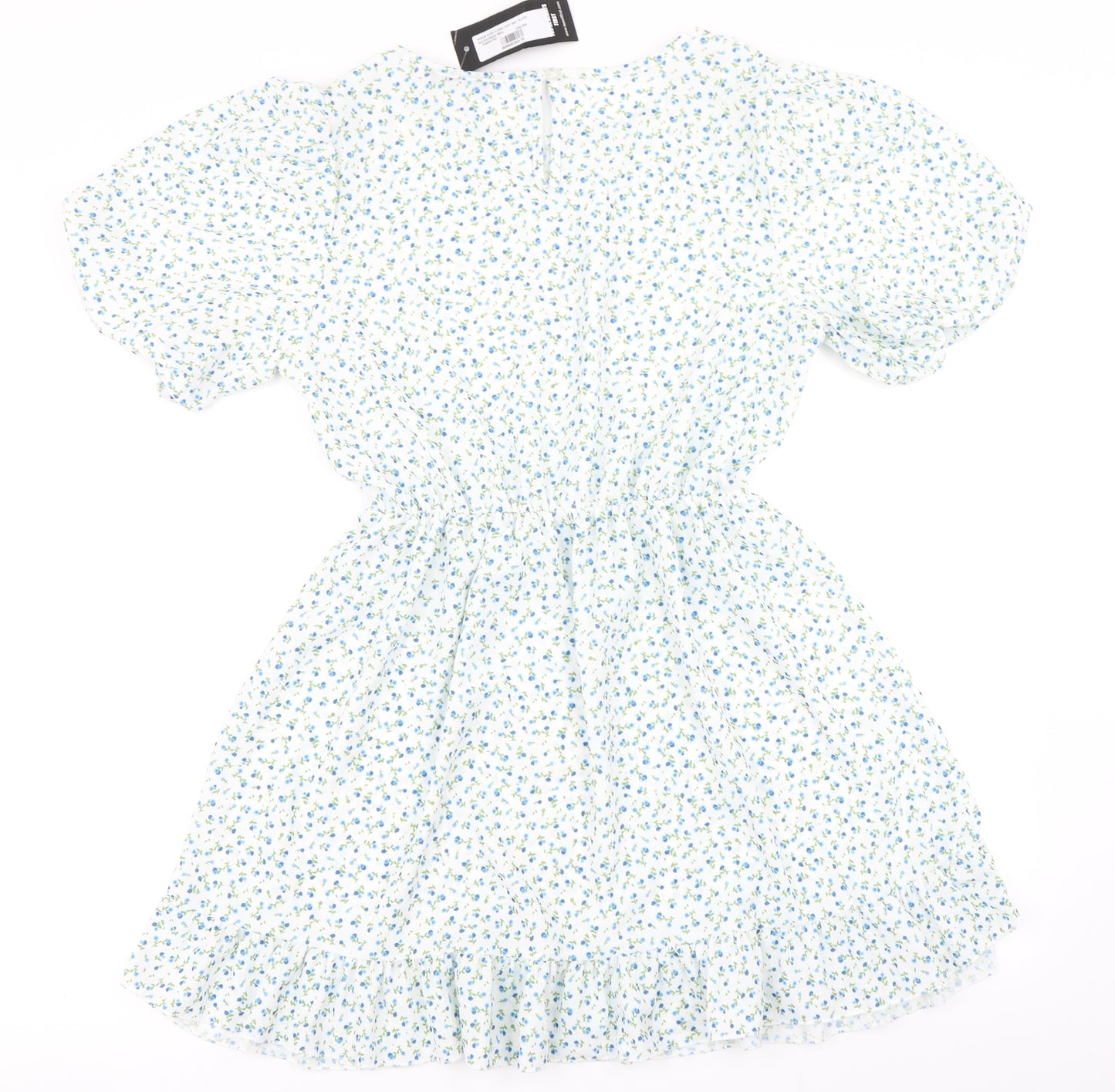 I SAW IT FIRST Womens White Floral  Skater Dress  Size 10
