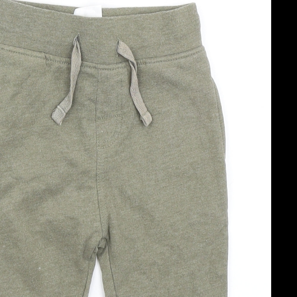 Urban Rascals Boys Green   Jogger Trousers Size 12-18 Months