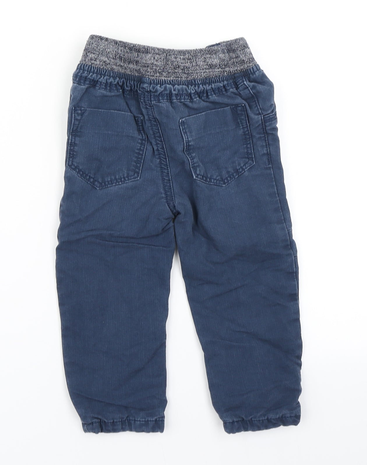 Denim Co Boys Blue   Cargo Trousers Size 18-24 Months
