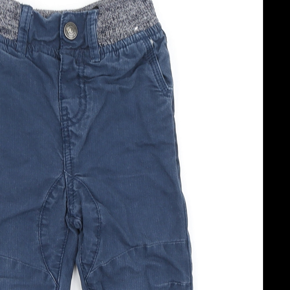 Denim Co Boys Blue   Cargo Trousers Size 18-24 Months