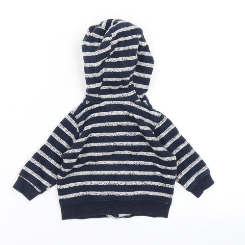 Lullaby Boys Blue Striped  Jacket  Size 0-3 Months