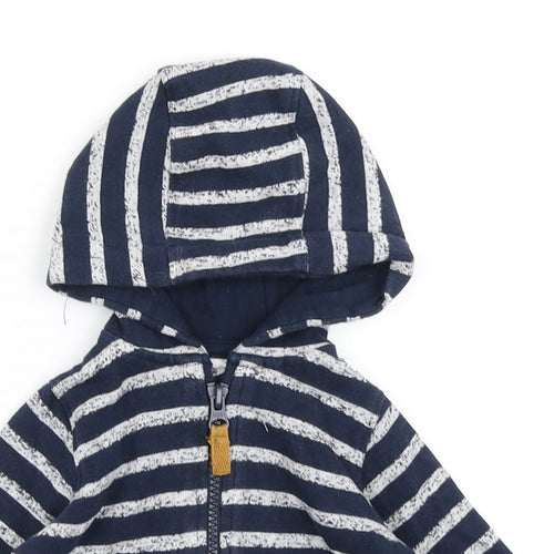 Lullaby Boys Blue Striped  Jacket  Size 0-3 Months
