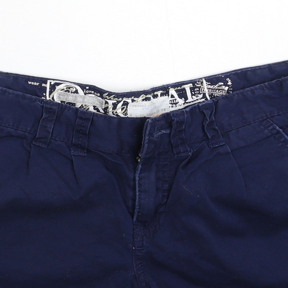 New Look Womens Blue   Chino Shorts Size 8