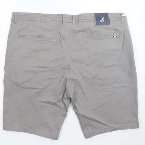 Kangol Mens Grey   Chino Shorts Size 4XL