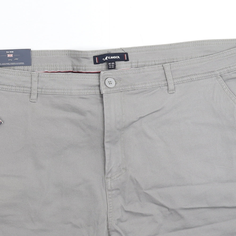Kangol Mens Grey   Chino Shorts Size 4XL