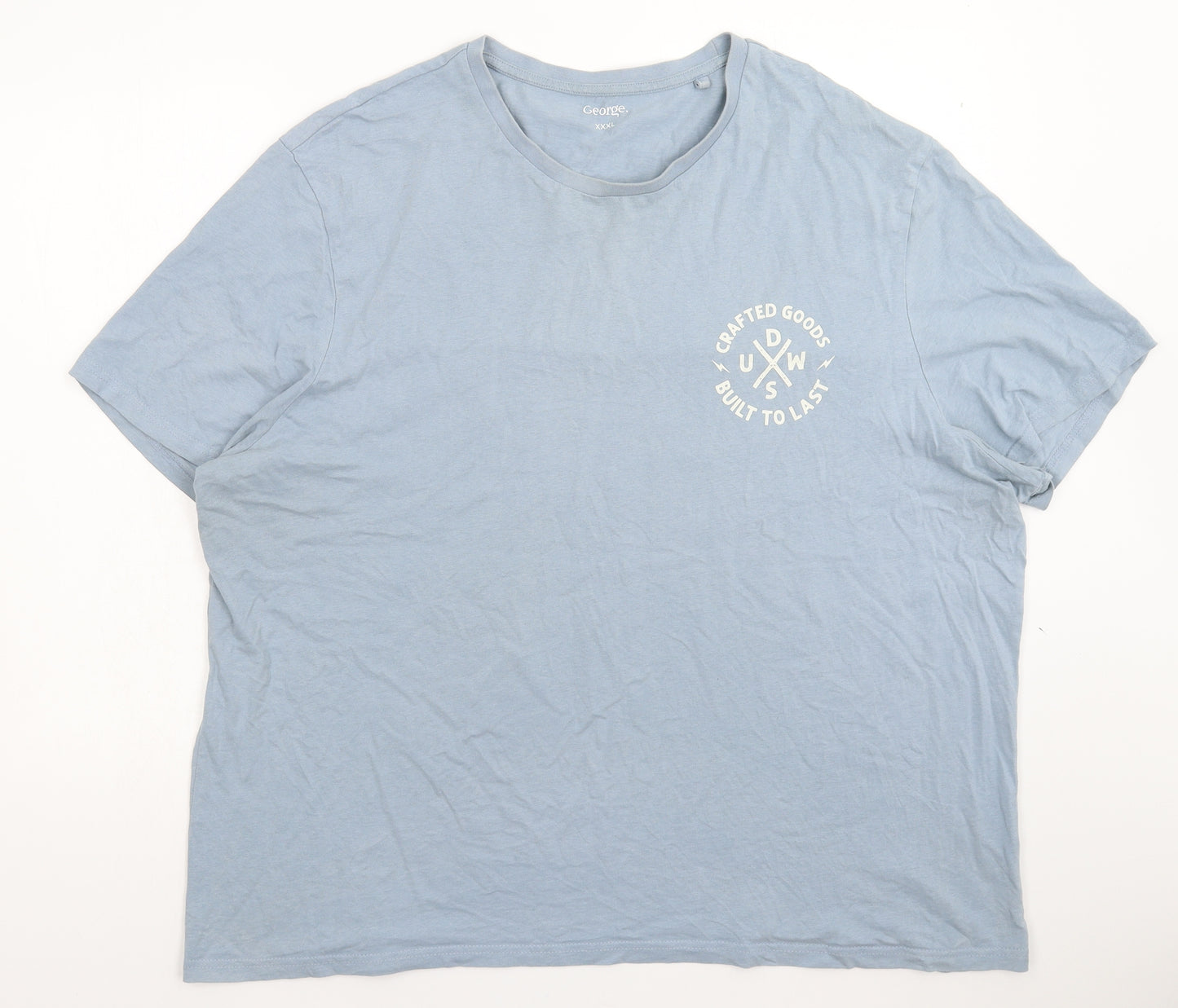 George Mens Blue    T-Shirt Size 3XL