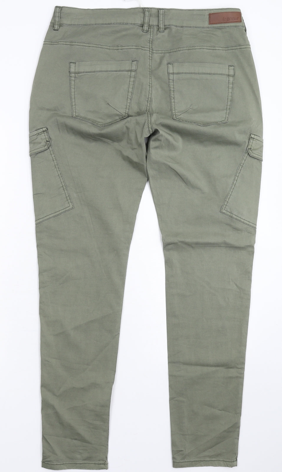 Fransa Womens Green   Cargo Trousers Size 32 in L30 in