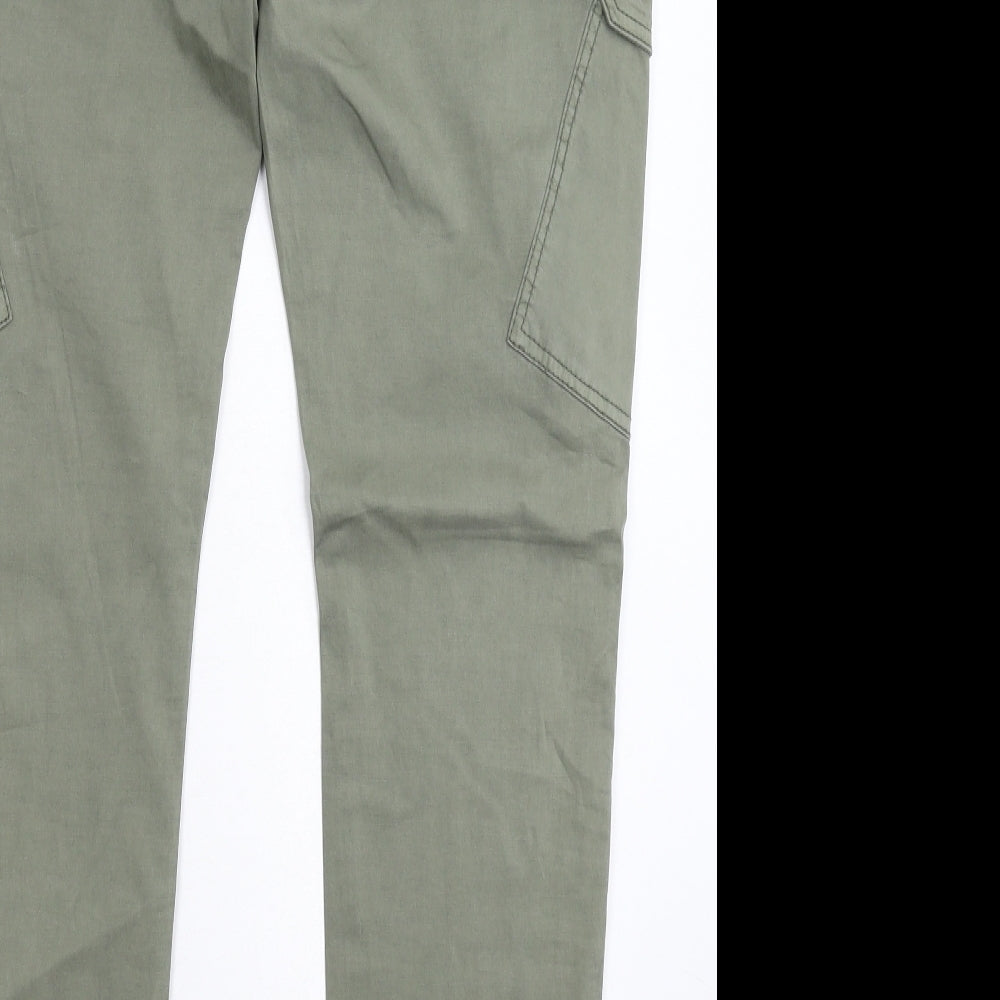 Fransa Womens Green   Cargo Trousers Size 32 in L30 in