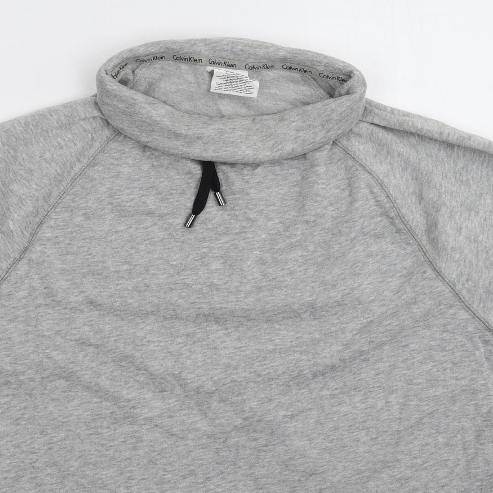 Calvin Klein Mens Grey   Pullover Hoodie Size M