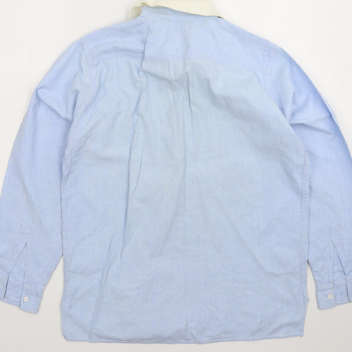Splinter Mens Blue    Button-Up Size S