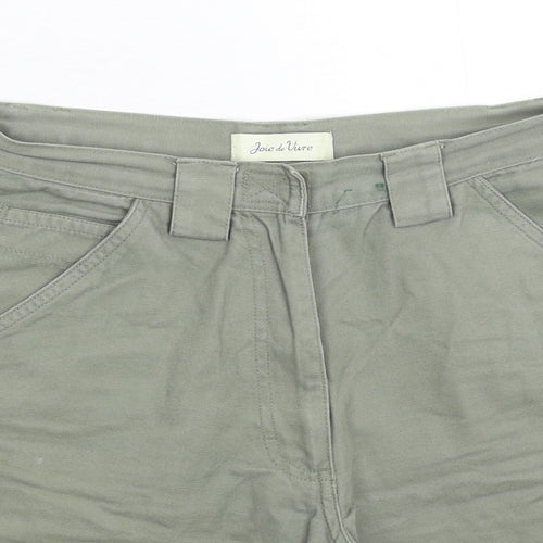 Joie de Vivre Womens Grey   Cargo Shorts Size 12