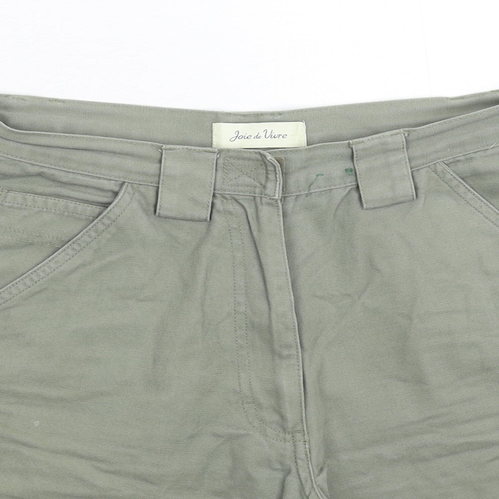 Joie de Vivre Womens Grey   Cargo Shorts Size 12
