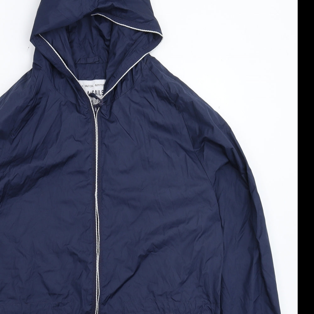 Quba Sails Womens Blue   Rain Coat Coat Size 16