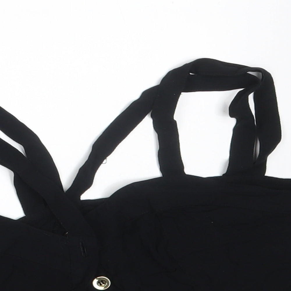 Topshop Womens Black   Cropped Tank Size 10