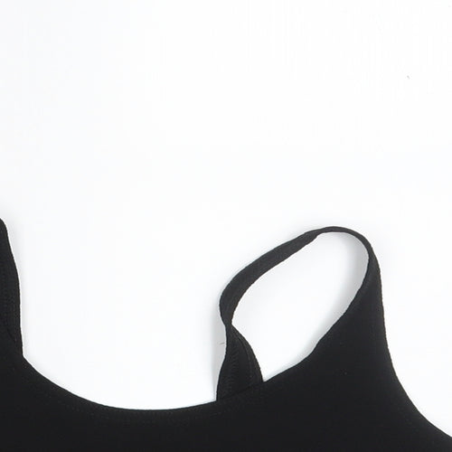 Boohoo Womens Black   Cropped Tank Size 10