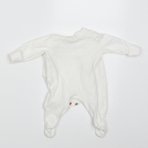 George Baby White   Babygrow One-Piece Size Newborn