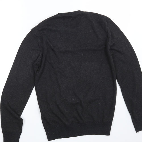 Hutson Harbour Mens Black   Pullover Jumper Size M