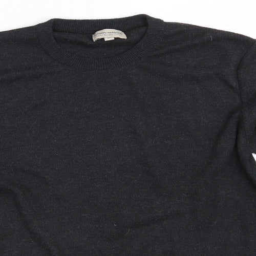 Hutson Harbour Mens Black   Pullover Jumper Size M