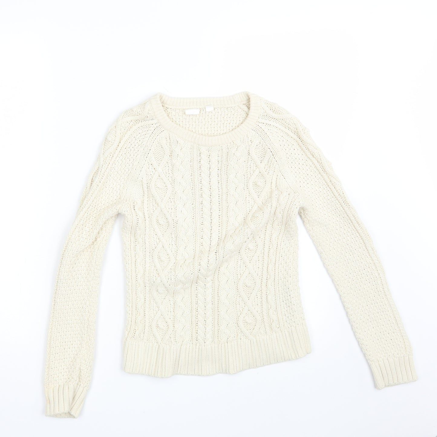 Gap Girls Ivory  Knit Pullover Jumper Size 10-11 Years