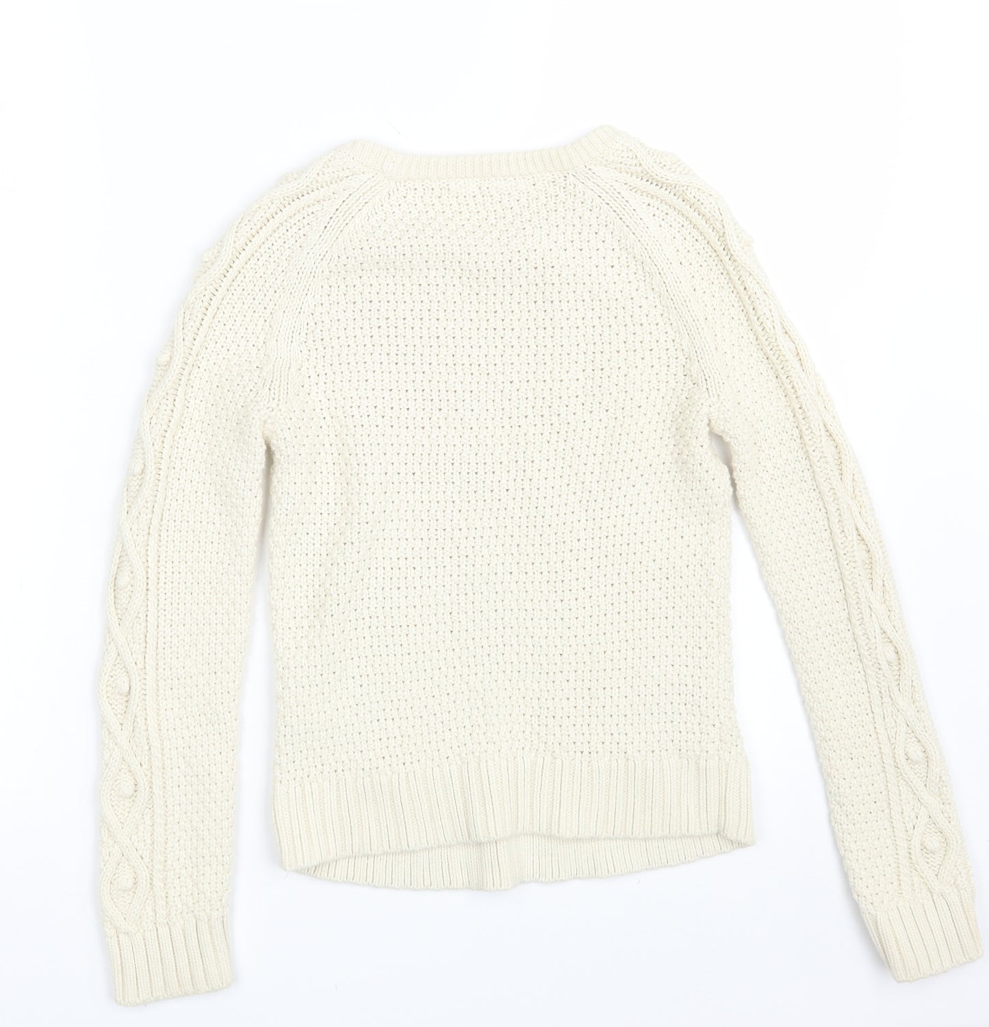 Gap Girls Ivory  Knit Pullover Jumper Size 10-11 Years