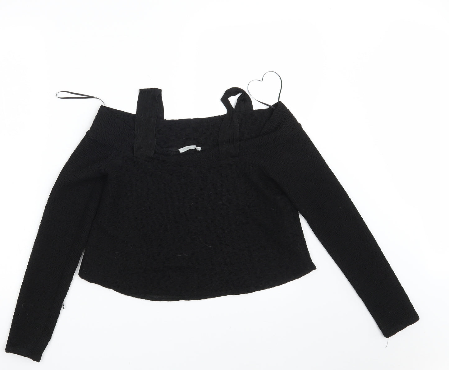 Zara Womens Black   Cropped Tank One Size