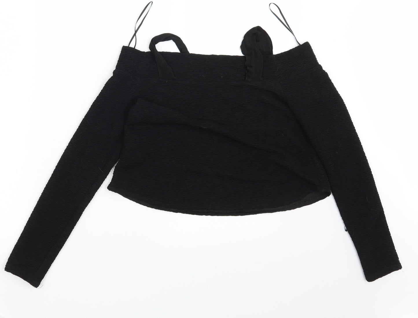 Zara Womens Black   Cropped Tank One Size