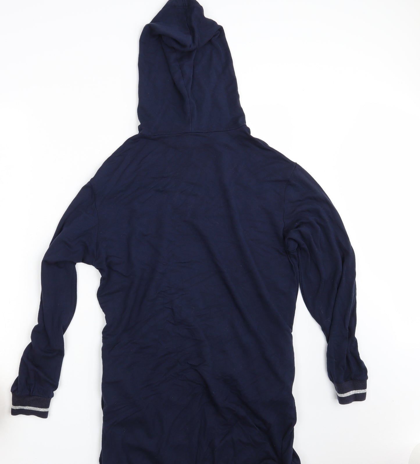 COTTON CLUB Womens Blue   Pullover Hoodie Size L