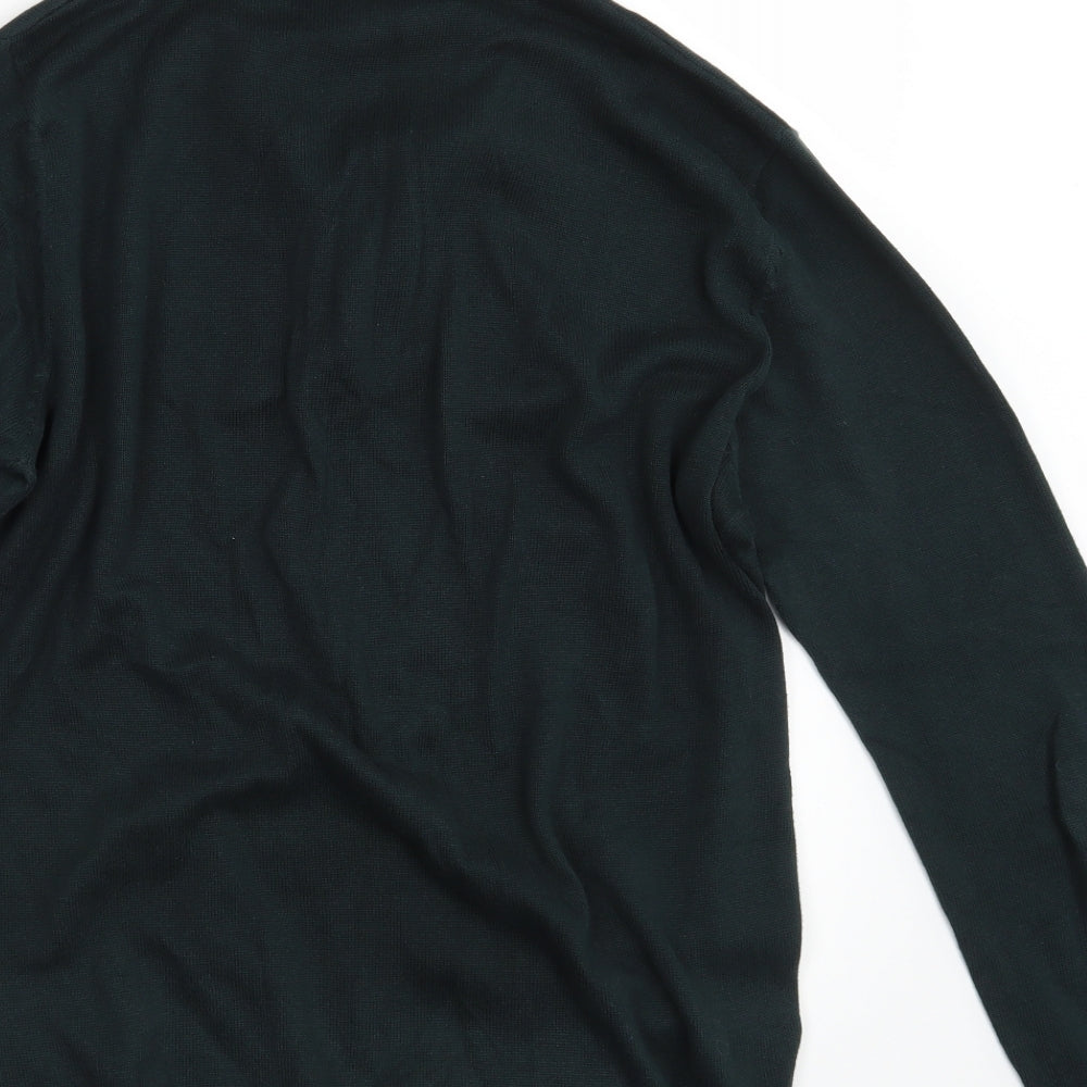 Brave Soul Womens Green  Knit Pullover Jumper Size S