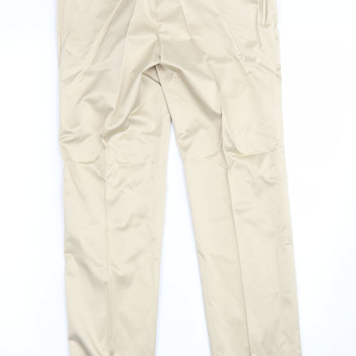 Hein Womens Gold   Dress Pants Trousers Size 28 in L30 in