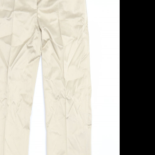 Hein Womens Gold   Dress Pants Trousers Size 28 in L30 in