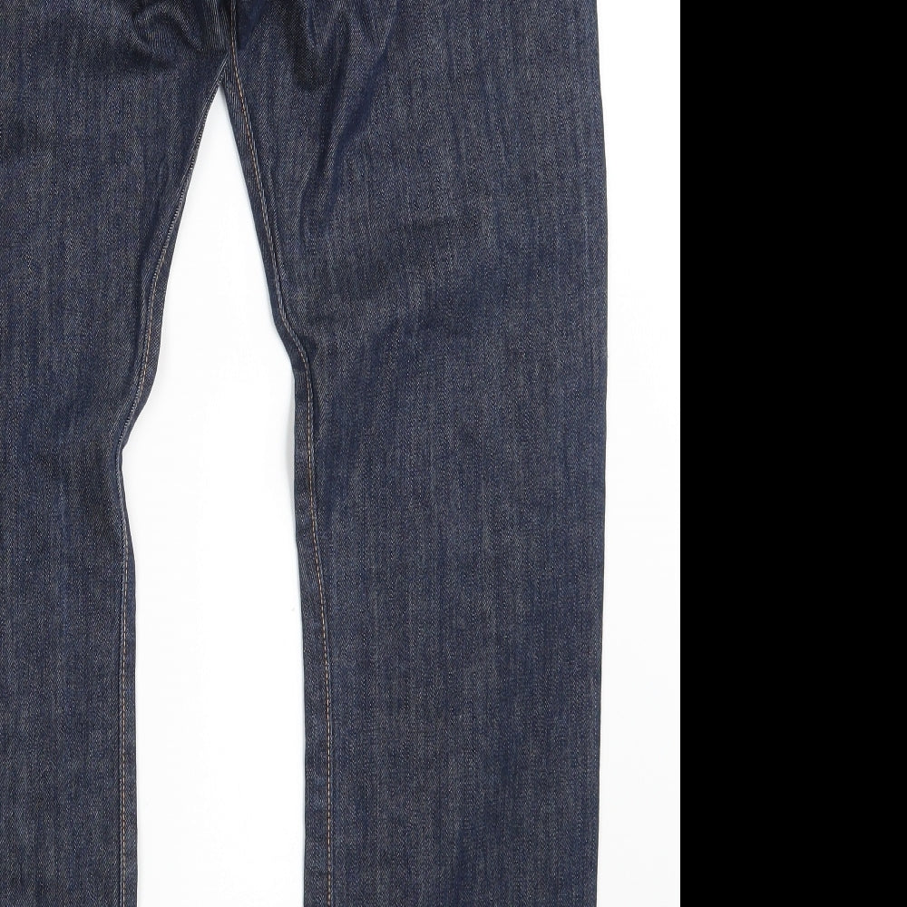 Levi's Mens Blue  Denim Straight Jeans Size 34 in L32 in