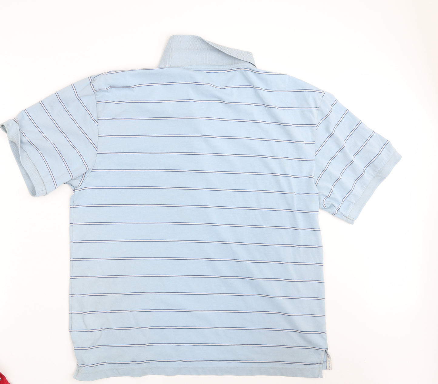 Dunlop Mens Blue Striped   Polo Size XL