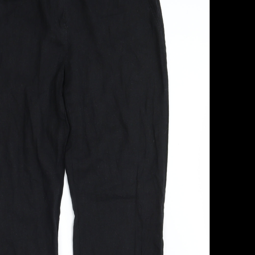 M&S Womens Black   Bloomer Trousers Size 14 L29 in