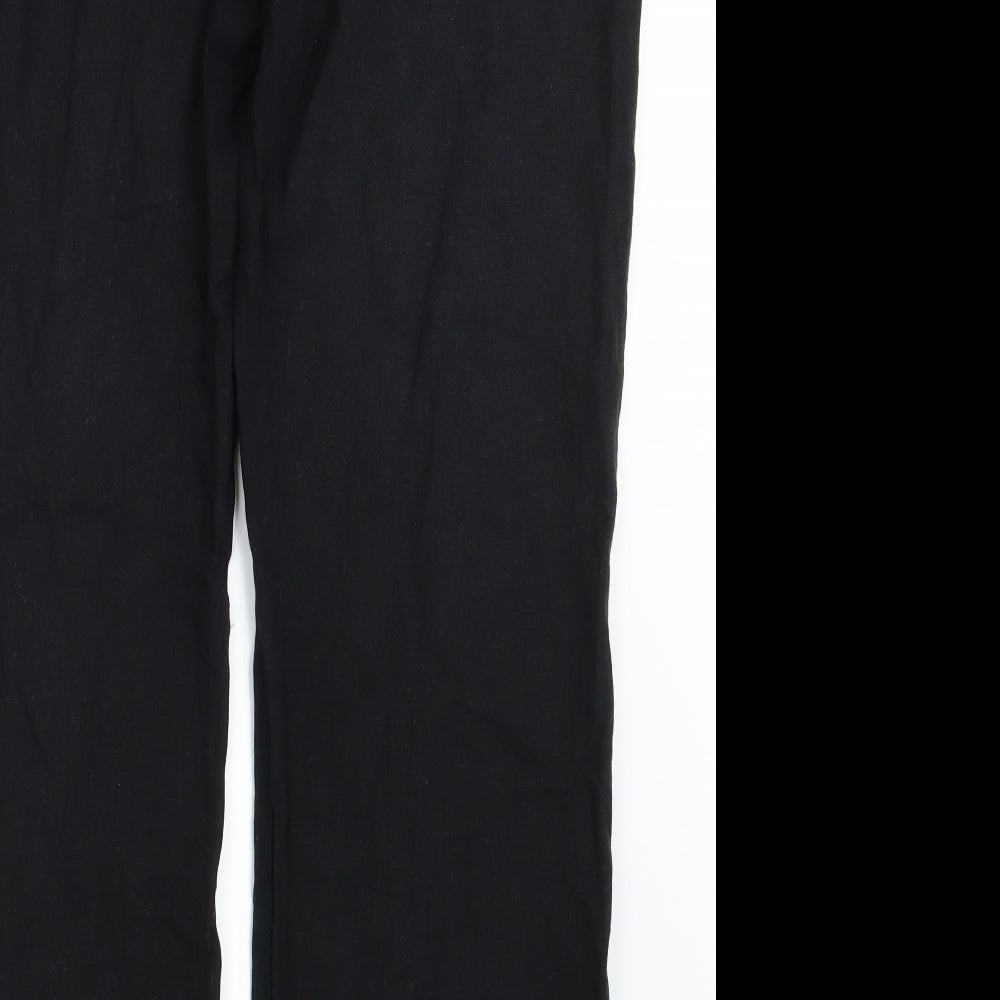 M&S Womens Black   Bloomer Trousers Size 14 L29 in