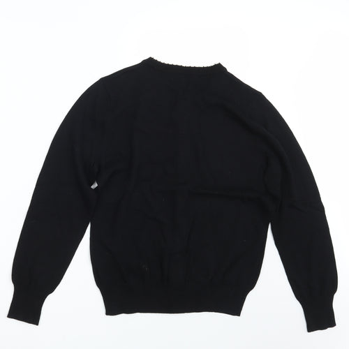 Debenhams Womens Black  Knit Cardigan Jumper Size 12