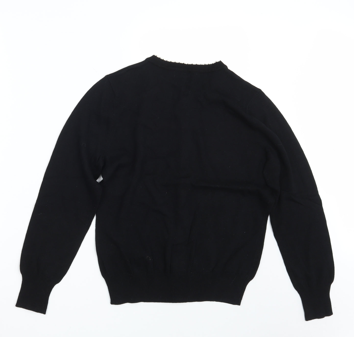 Debenhams Womens Black  Knit Cardigan Jumper Size 12