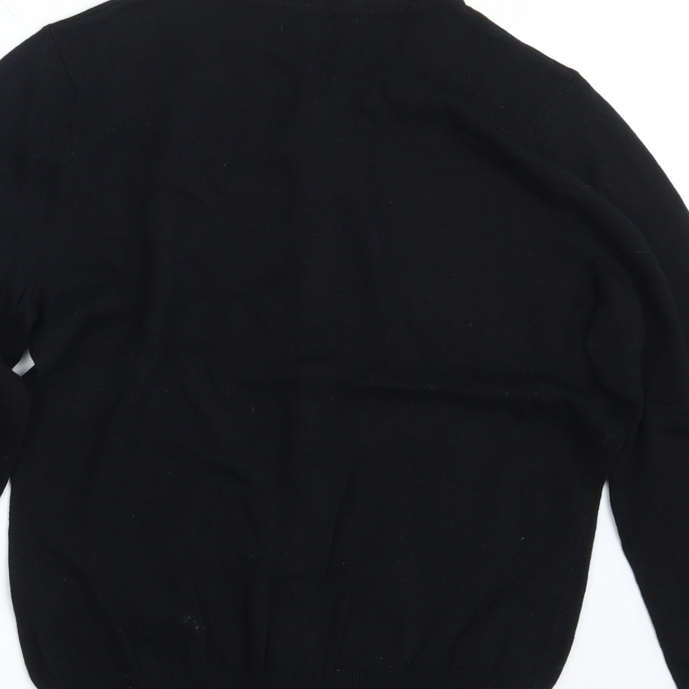 Debenhams Womens Black  Knit Cardigan Jumper Size 12