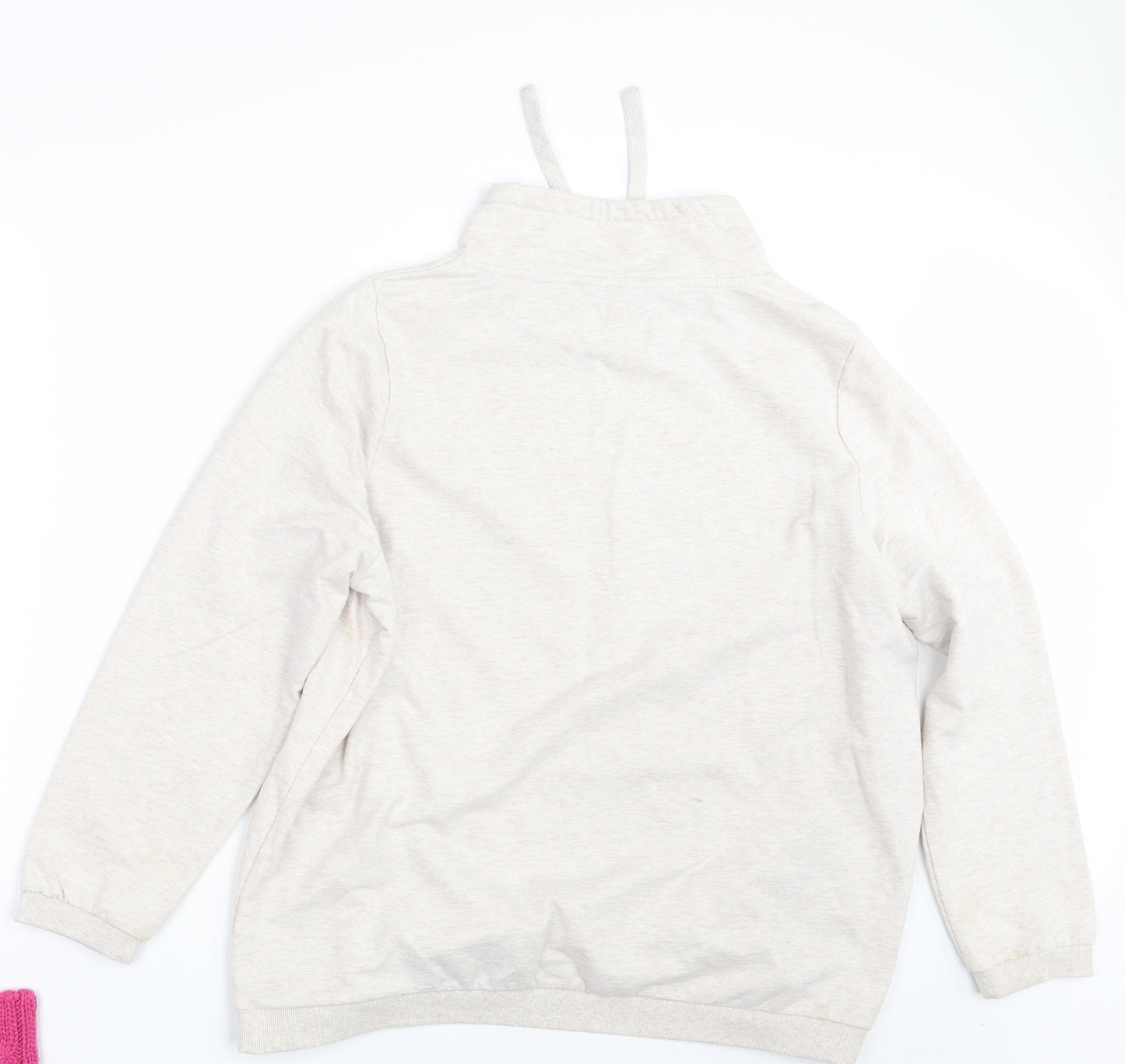 Bonmarché Womens Beige Floral  Pullover Sweatshirt Size 20