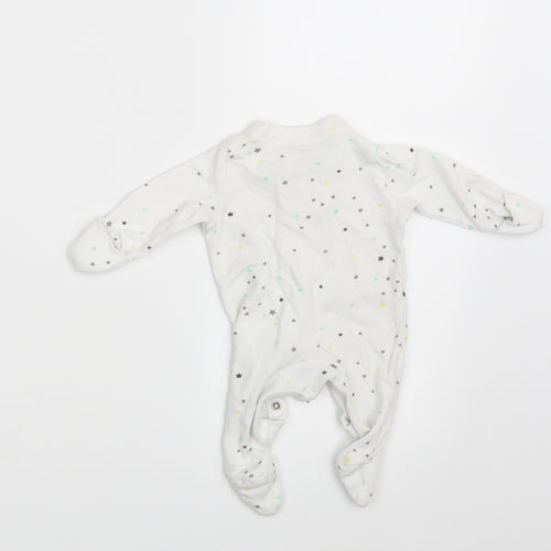 F&F Baby White Spotted  Romper One-Piece Size Newborn