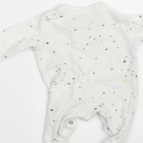 F&F Baby White Spotted  Romper One-Piece Size Newborn