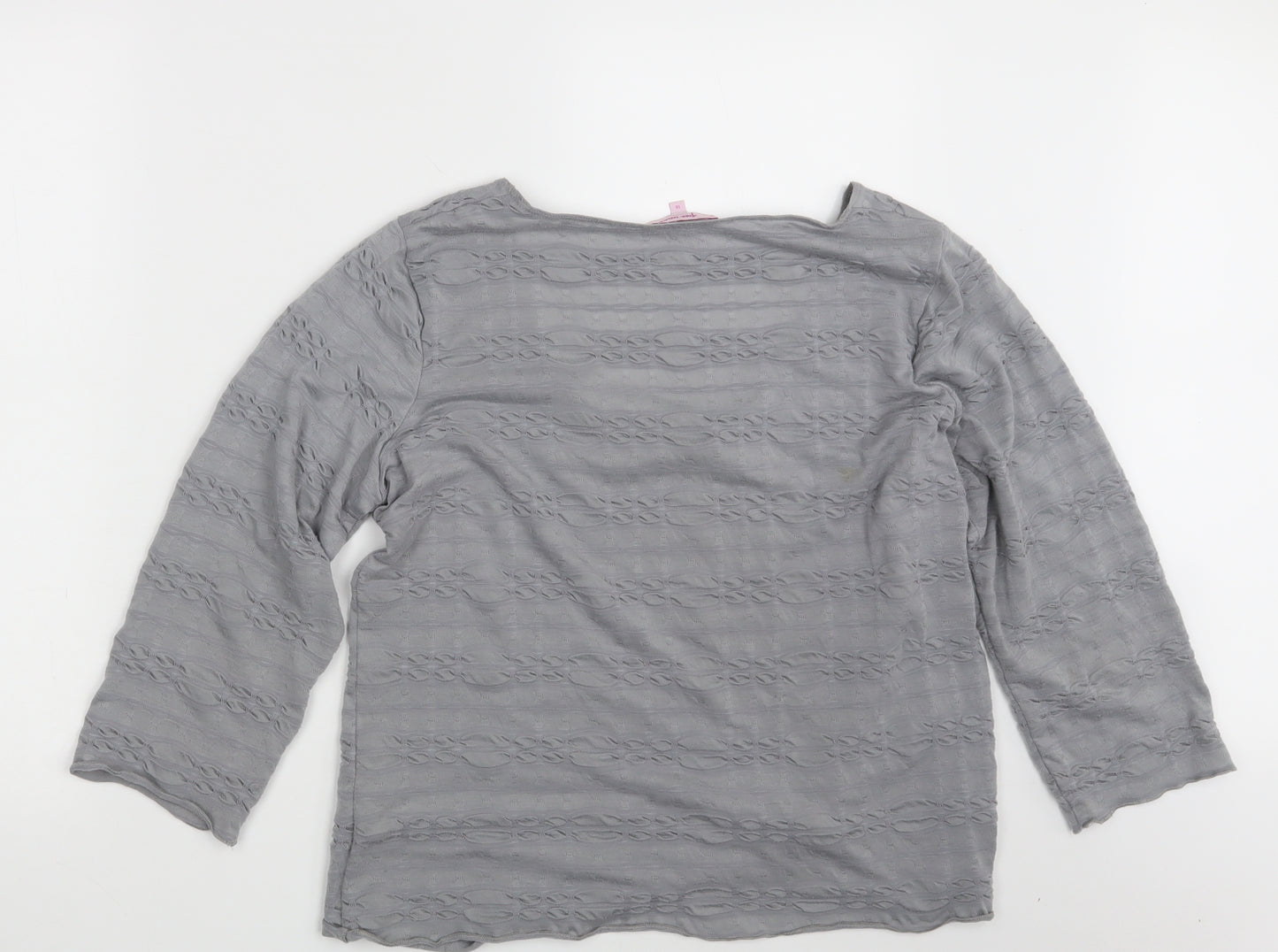 Per Una Womens Grey   Pullover Sweatshirt Size 16