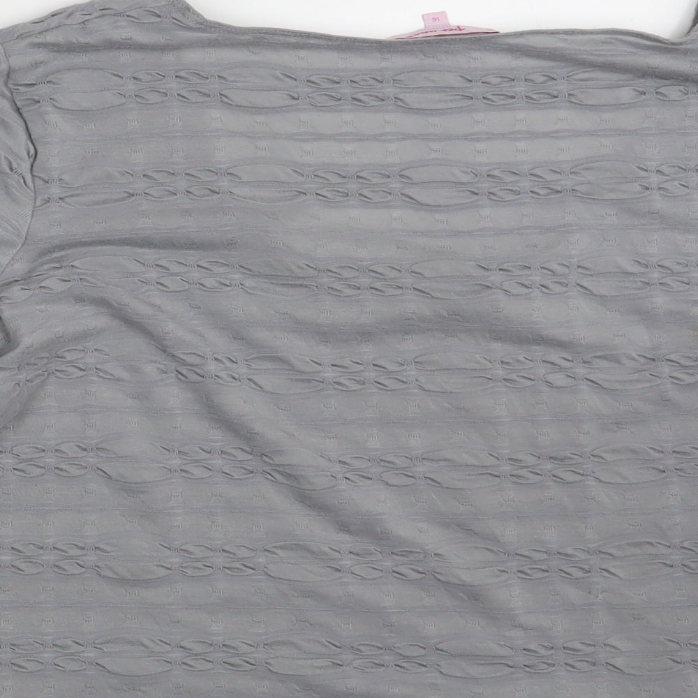 Per Una Womens Grey   Pullover Sweatshirt Size 16