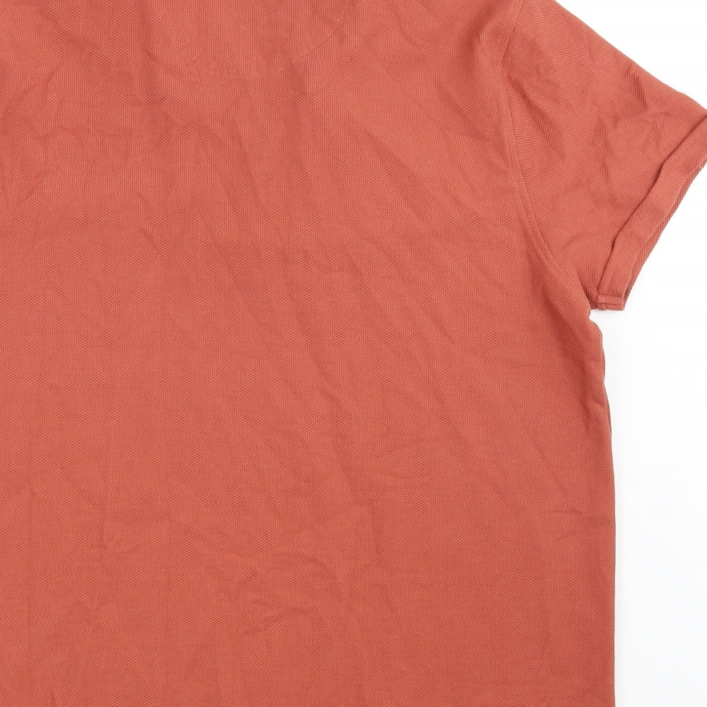 Hammond Mens Orange    Polo Size L