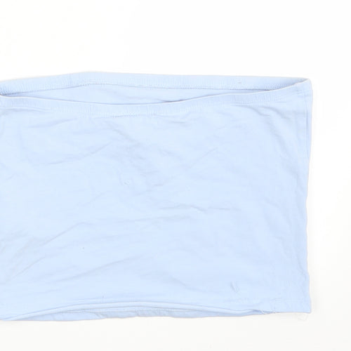 New Look Womens Blue   Cropped Blouse Size M