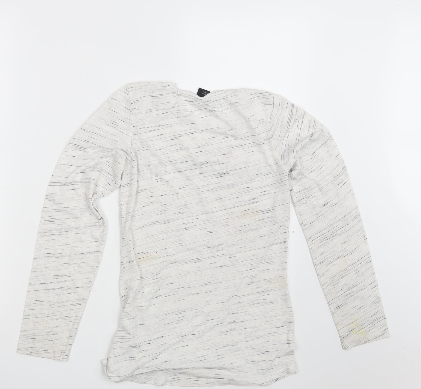 Primark Girls White Spotted  Pullover Sweatshirt Size 12-13 Years  - Unicorn