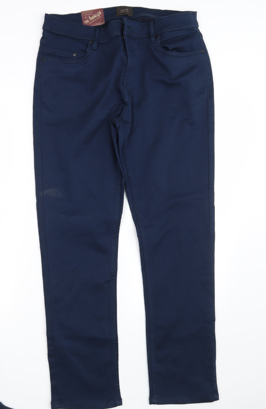 JACHS Mens Blue   Straight Jeans Size 34 in L30 in