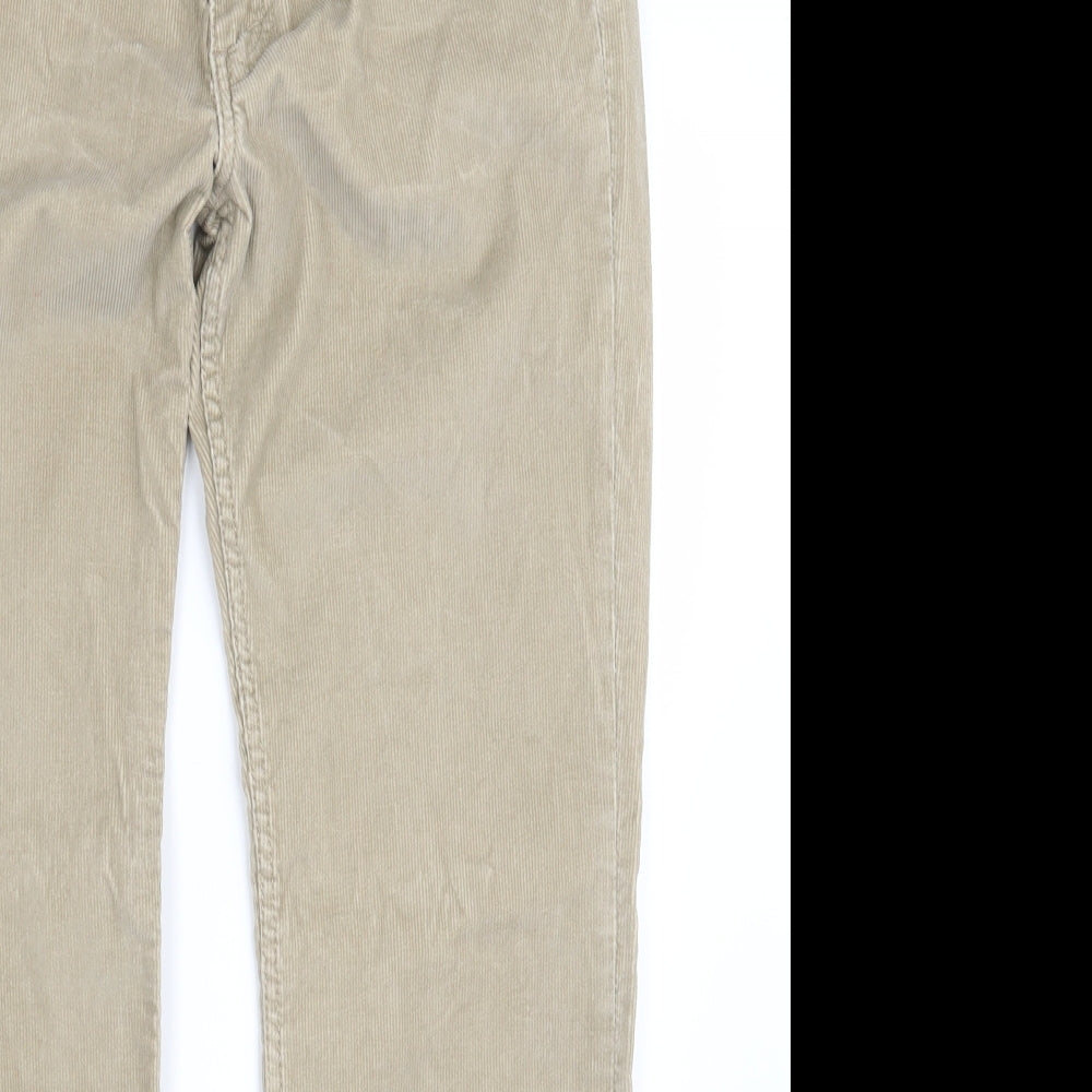 Levi's Mens Beige  Corduroy Straight Jeans Size 32 in L30 in
