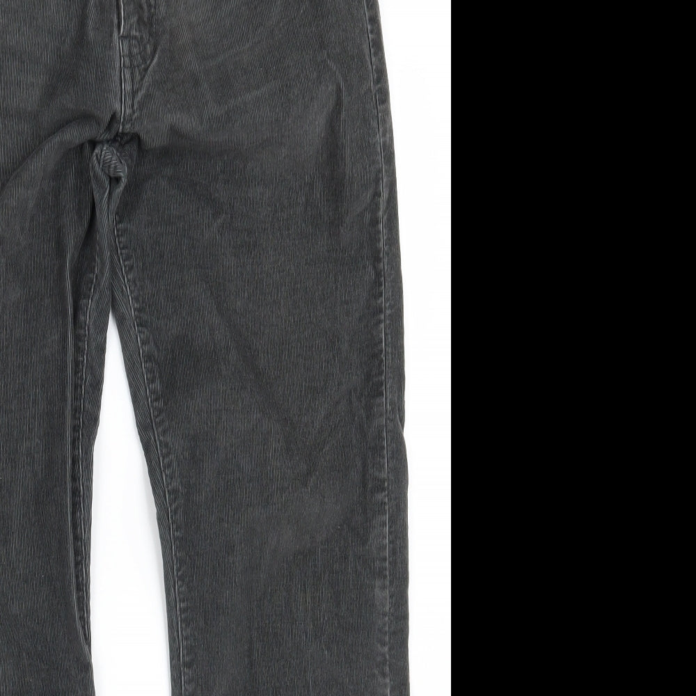 Levi's Mens Grey  Corduroy Straight Jeans Size 32 in L30 in